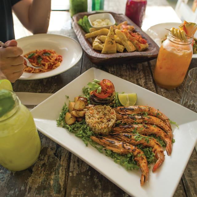 Seafood Platters on Table