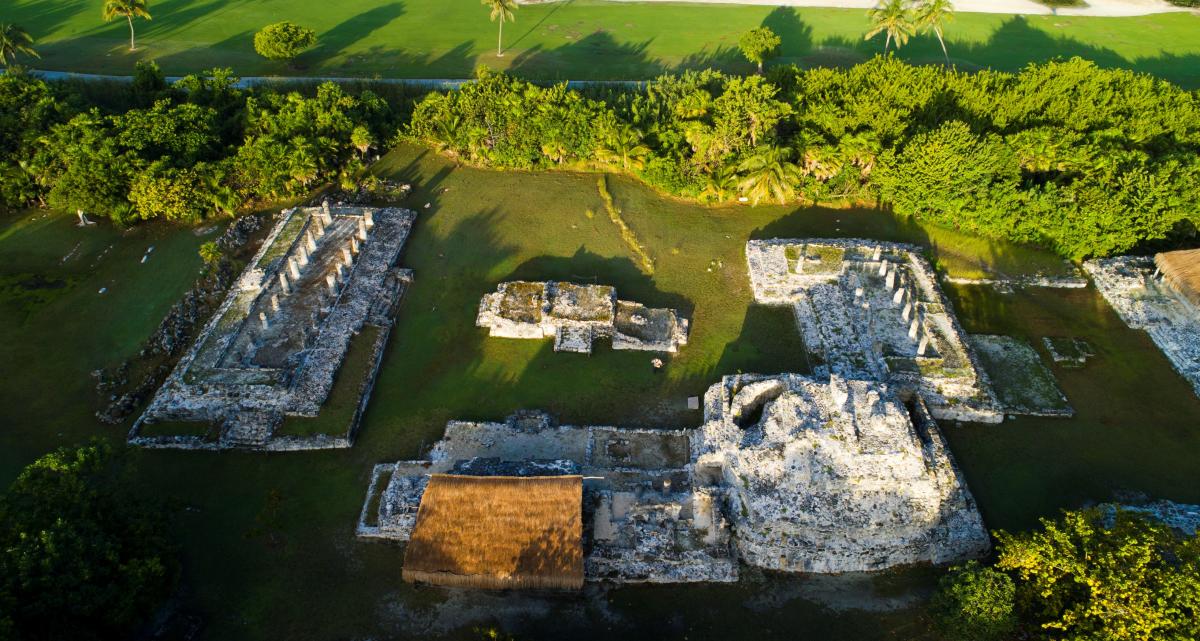 Aerial Photo of Ruins