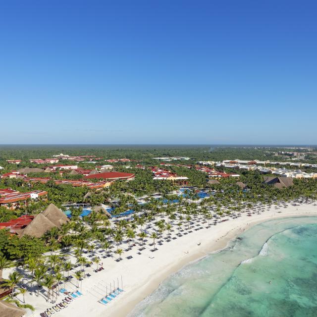 Riviera Maya Beach Resort Aerial View