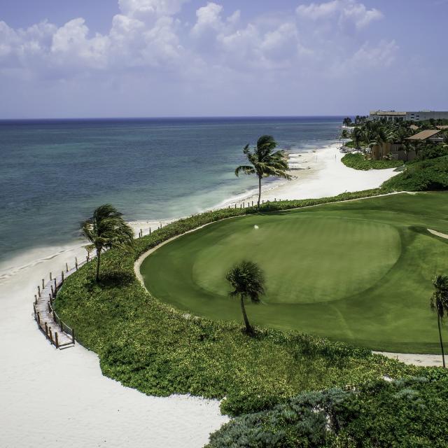Aerial Golf Course Photo