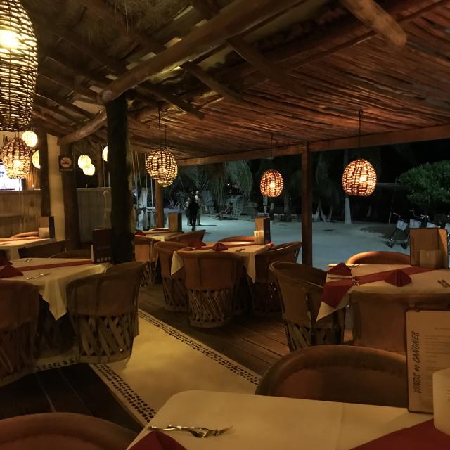 Beachfront Restaurant Interior