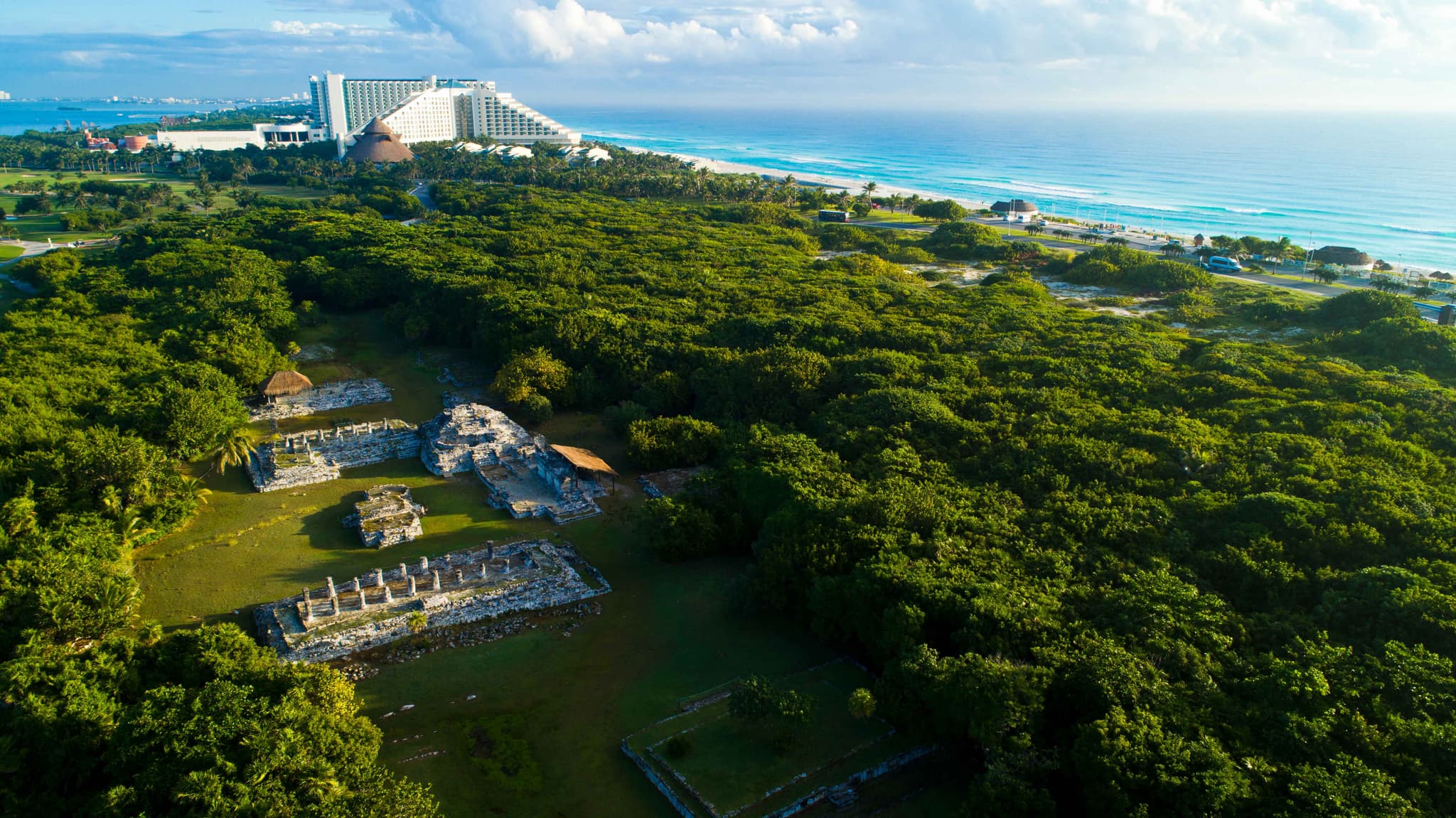 Maya temple in Cancun